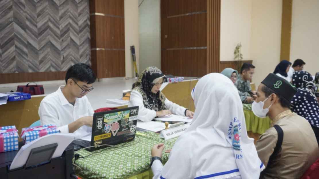 Penyerahan/Verifikasi berkas sekaligus Tes BTA/Wawancara bagi Calon Peserta Didik Baru Jalur prestasi dan Ma’had – 29 April 2024