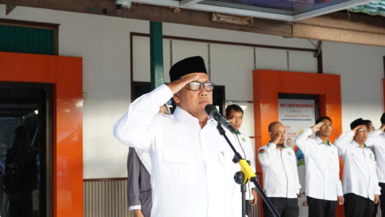 Upacara Bendera Sekaligus Pembukaan Ujian KTI dan Sosialisasi CBP Senin 19 Mei 2025
