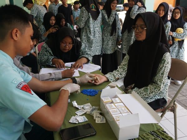 Pemeriksaan Penjaringan Kesehatan Kelas XI Selasa 23 September 2025